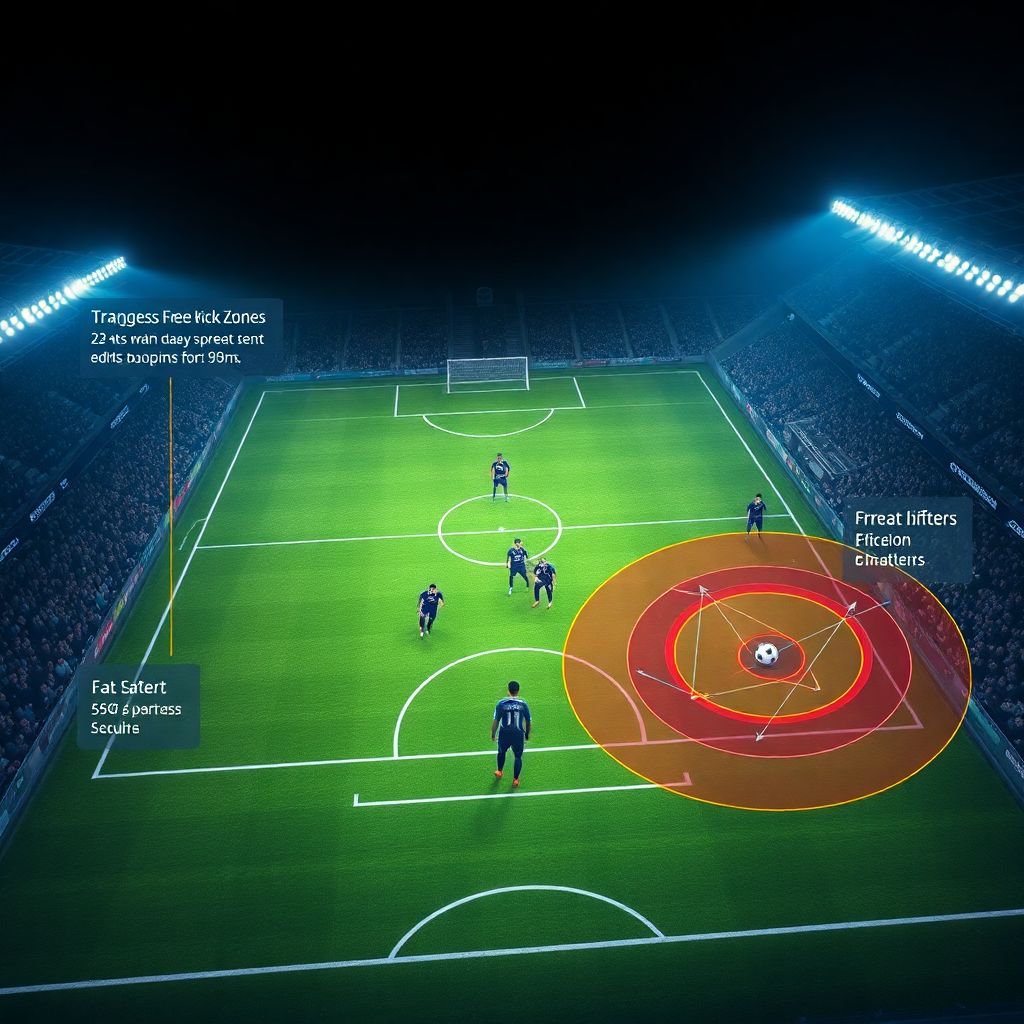 Аналитика по штрафным ударам: опасные зоны и ключевые исполнители