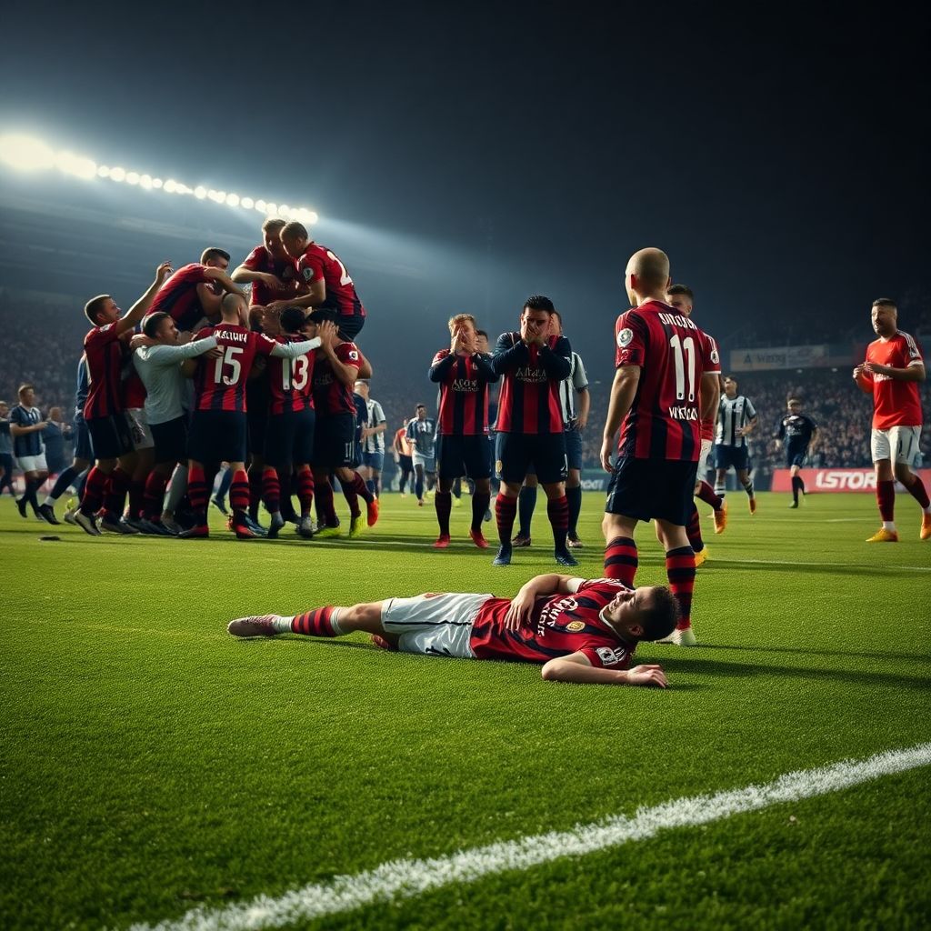 Фоторепортаж: атмосфера после финального свистка и эмоции болельщиков на стадионе