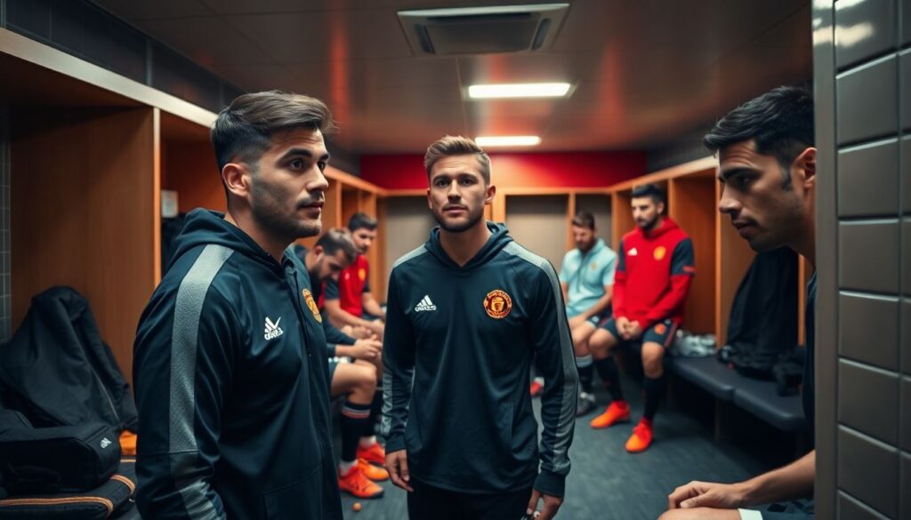 Фоторепортаж: кадры из раздевалки и туннеля - иллюстрация