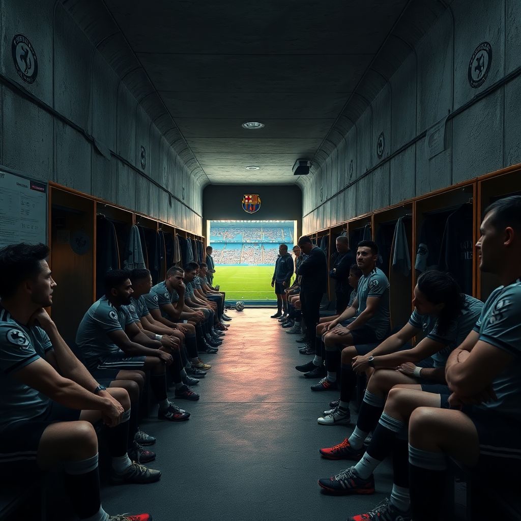 Фоторепортаж: кадры из раздевалки и туннеля до и после матча