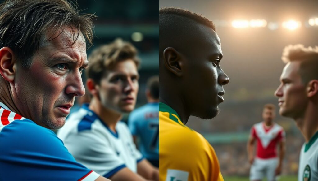 Фоторепортаж: команда на разминке - иллюстрация