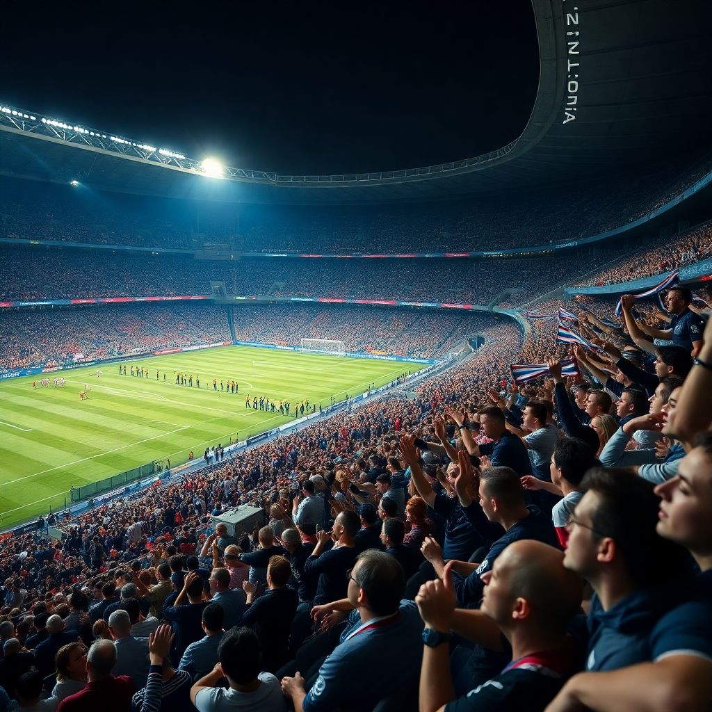 Фоторепортаж: трибуны как живой организм на матче глазами болельщика