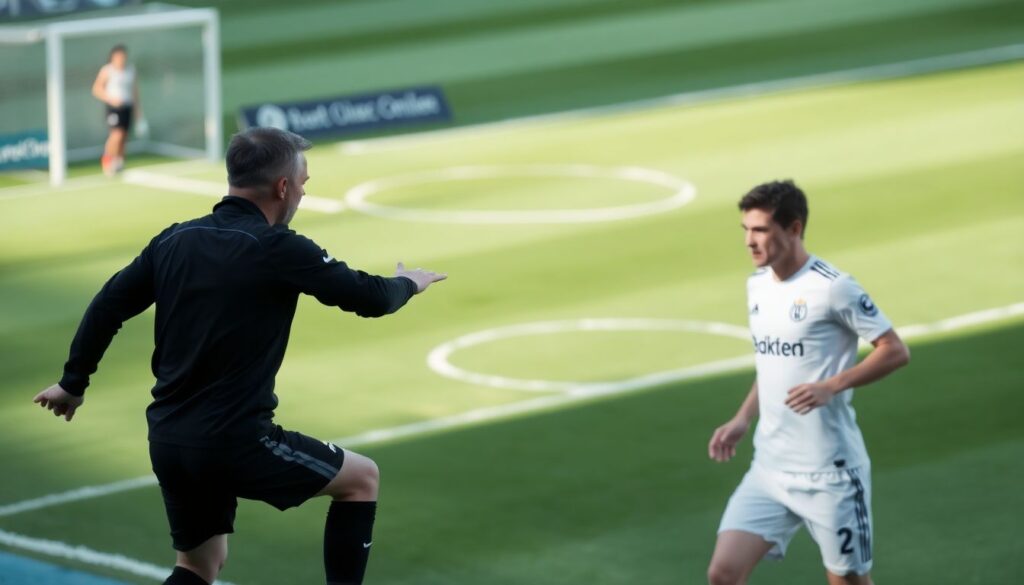 Матч-центр: динамика владения и созданных моментов - иллюстрация