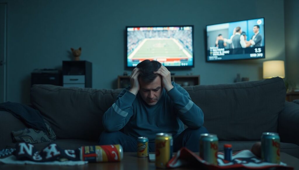 Эмоции фанатов после долгой серии без побед - иллюстрация