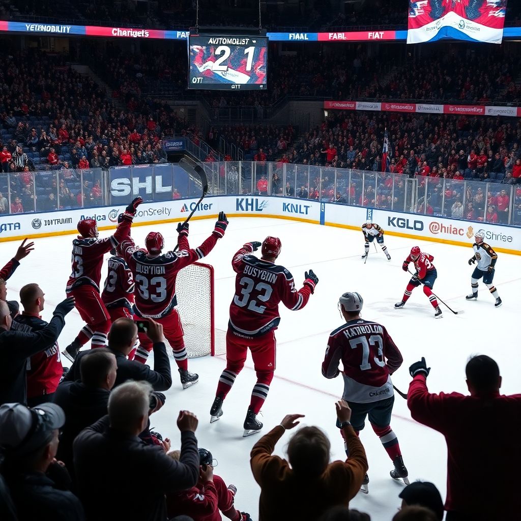 Автомобилист в овертайме обыграл Барыс и прервал серию из трёх поражений