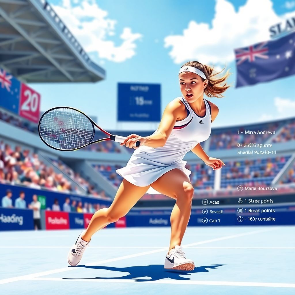 Андреева разгромила Боузкову в Аделаиде и подала сигнал на australian open