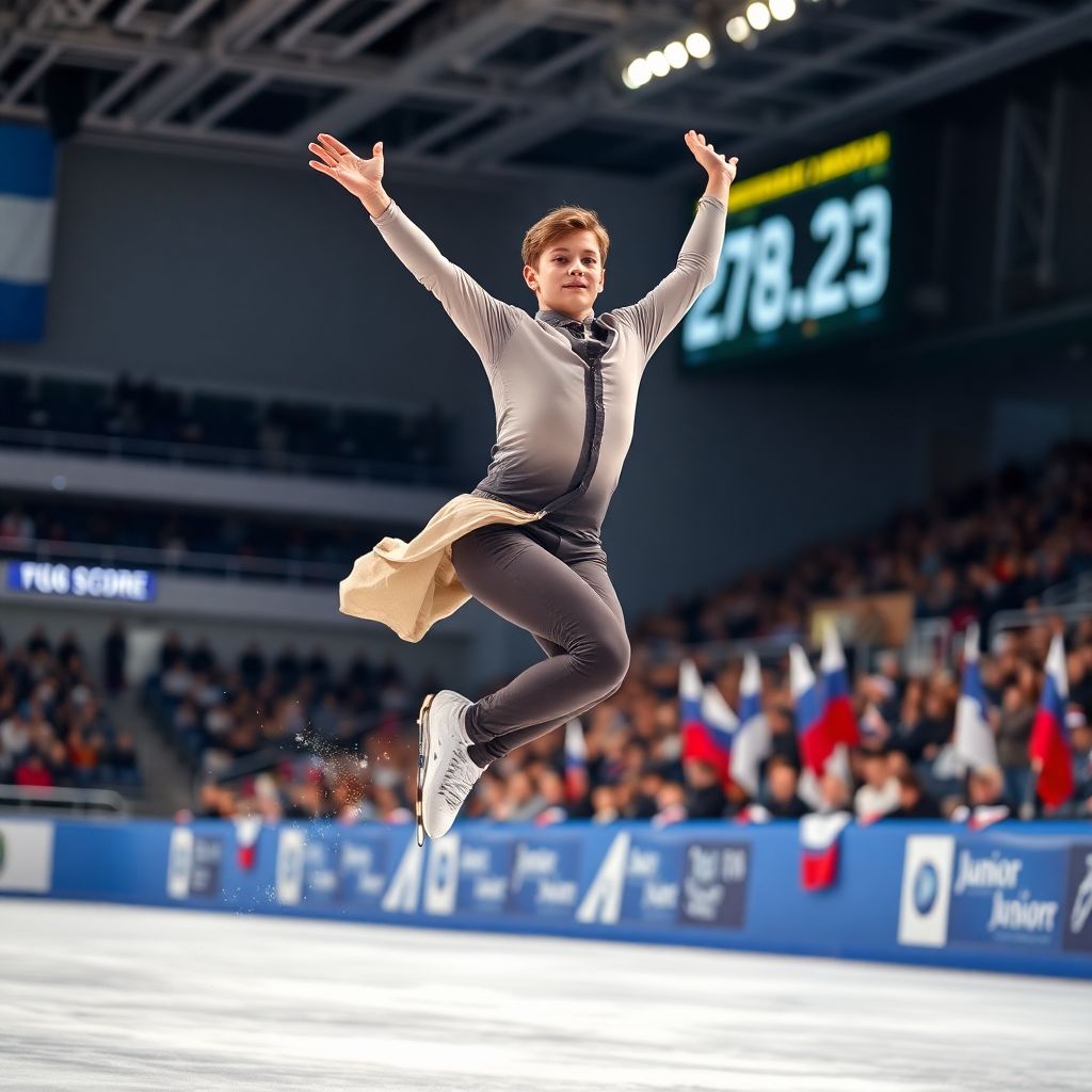 Лев Лазарев выиграл первенство России среди юниоров по фигурному катанию в Саранске