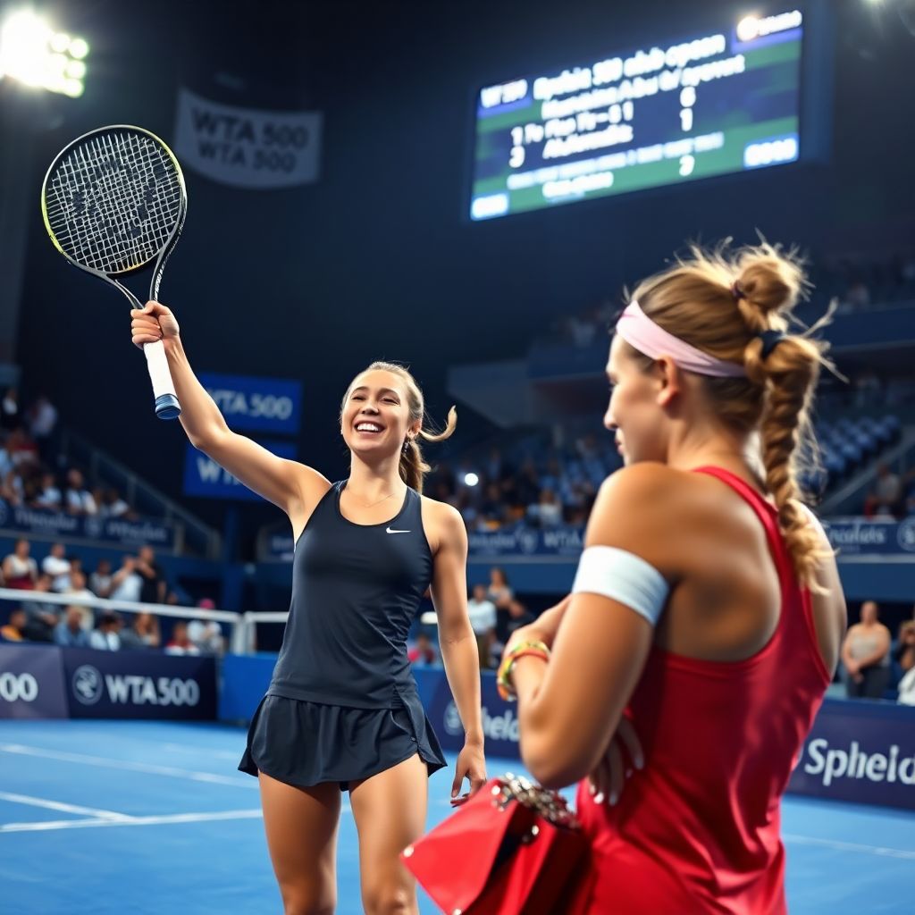 Екатерина Александрова проиграла финал Wta 500 в Абу‑Даби Саре Бейлек