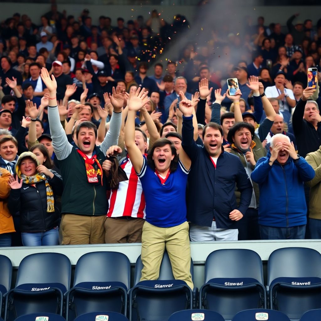 Эмоции после драматичной победы: репортаж из сектора глазами болельщиков