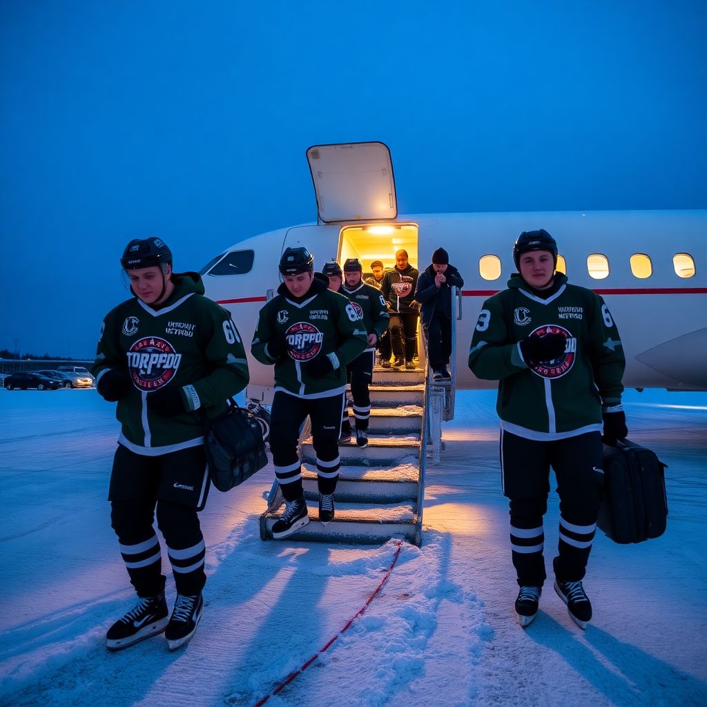Хоккейный клуб Торпедо вернулся в Нижний Новгород после 12‑часовой задержки рейса