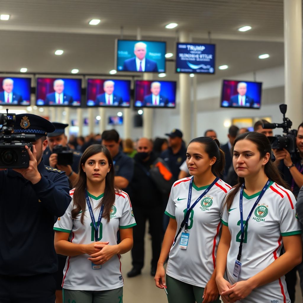 Трамп требует от Австралии убежища для футболисток сборной Ирана